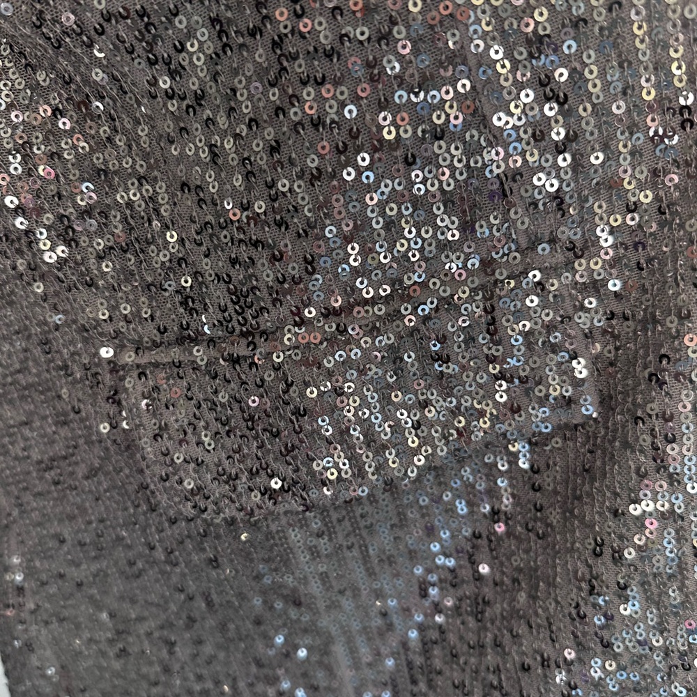 SO Sparkling Silver Sequin Blazer - Picture 7 of 10